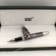 Fake Mont Blanc Daniel Defoe Purple Rollerball Pen Silver Clip (2)_th.jpg